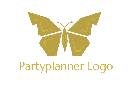 geometric butterfly icon