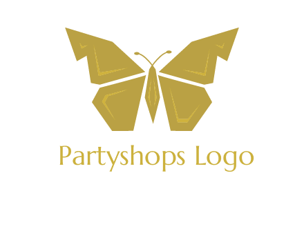 geometric butterfly icon