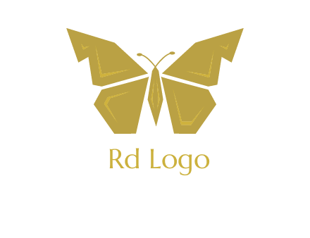 geometric butterfly icon