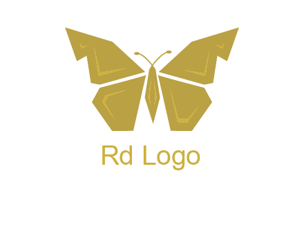geometric butterfly icon