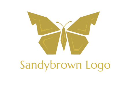 geometric butterfly icon