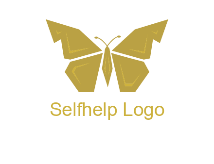geometric butterfly icon