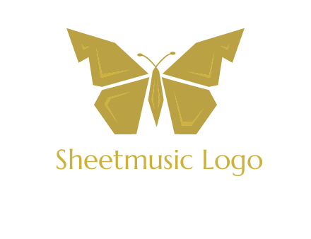 geometric butterfly icon