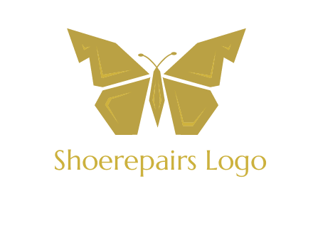 geometric butterfly icon