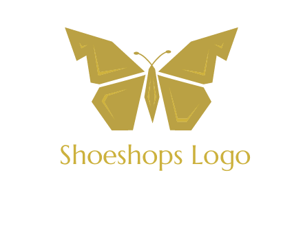 geometric butterfly icon