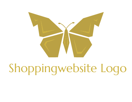 geometric butterfly icon