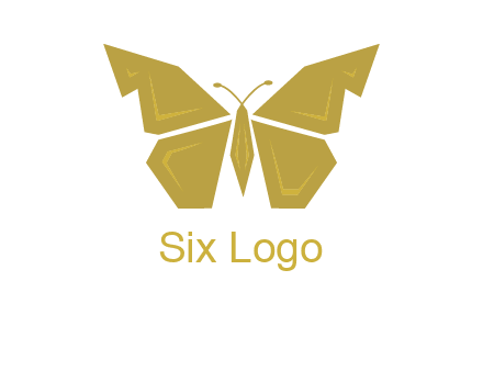 geometric butterfly icon