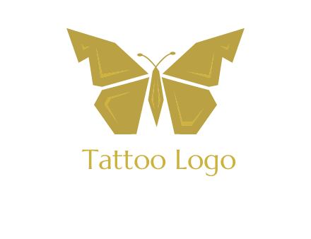 geometric butterfly icon