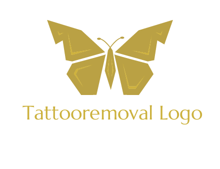 geometric butterfly icon