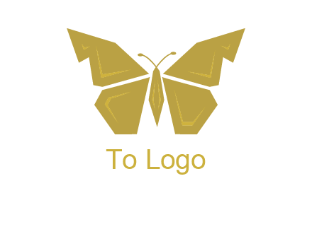 geometric butterfly icon