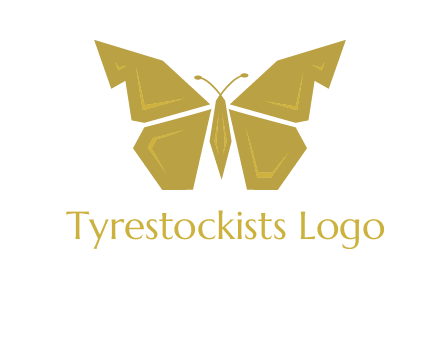 geometric butterfly icon