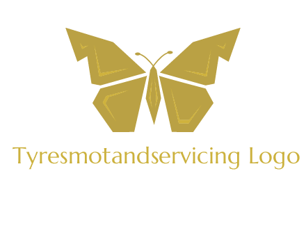 geometric butterfly icon