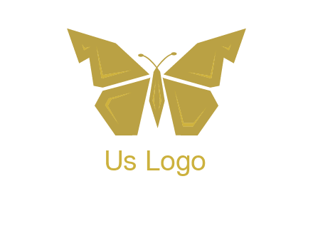 geometric butterfly icon