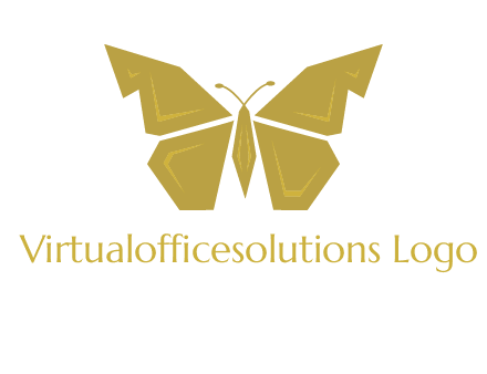 geometric butterfly icon