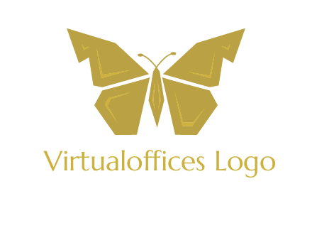 geometric butterfly icon