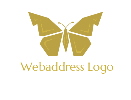 geometric butterfly icon