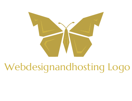 geometric butterfly icon