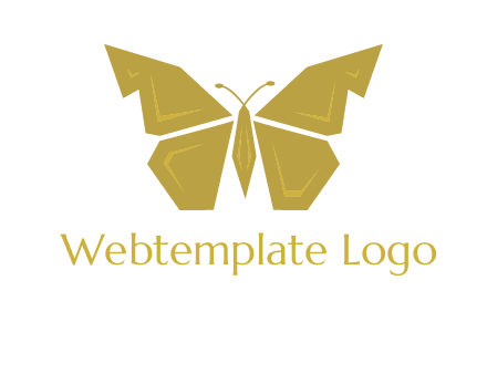 geometric butterfly icon