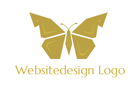 geometric butterfly icon