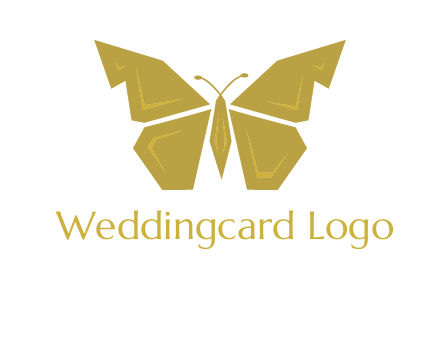 geometric butterfly icon