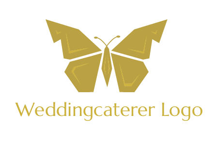 geometric butterfly icon