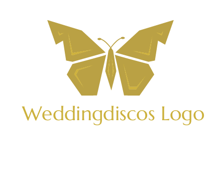 geometric butterfly icon