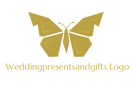 geometric butterfly icon