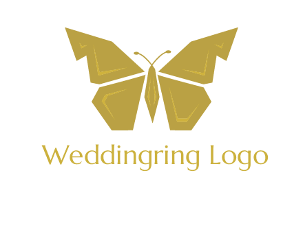geometric butterfly icon