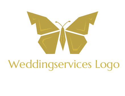 geometric butterfly icon