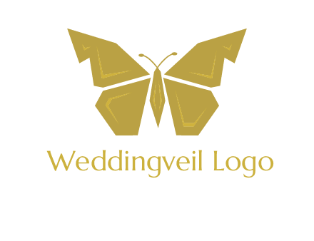 geometric butterfly icon