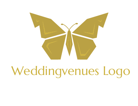 geometric butterfly icon