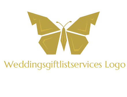geometric butterfly icon