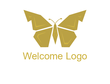 geometric butterfly icon