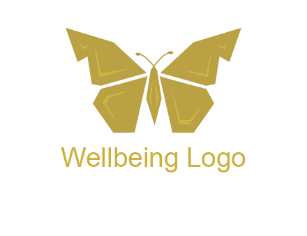 geometric butterfly icon