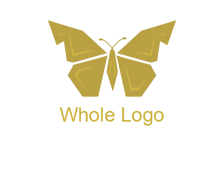 geometric butterfly icon
