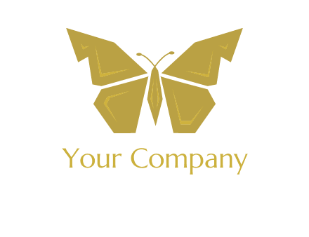 geometric butterfly icon