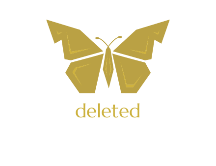 geometric butterfly icon