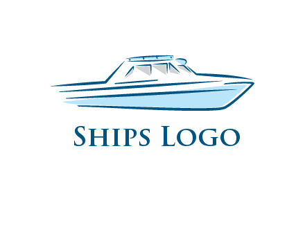 yacht icon for water sports logo
