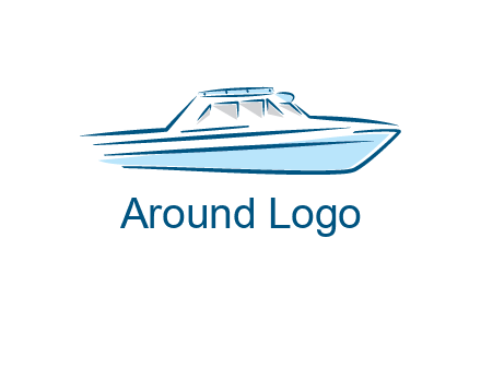 yacht icon for water sports logo