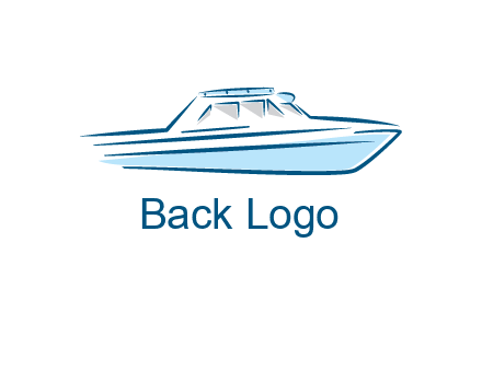 yacht icon for water sports logo