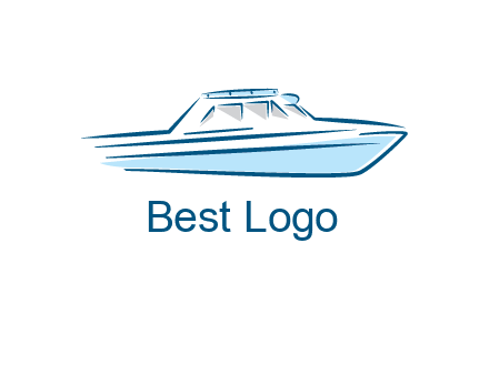 yacht icon for water sports logo