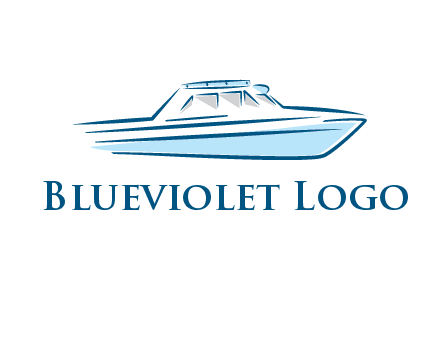 yacht icon for water sports logo