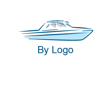 yacht icon for water sports logo