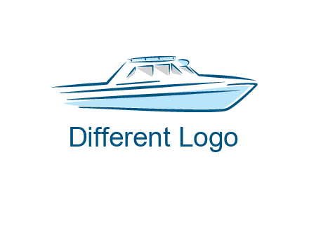 yacht icon for water sports logo