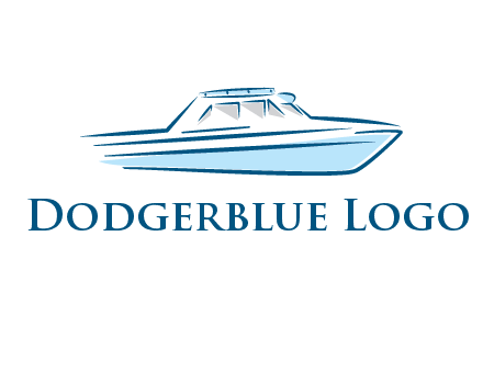 yacht icon for water sports logo