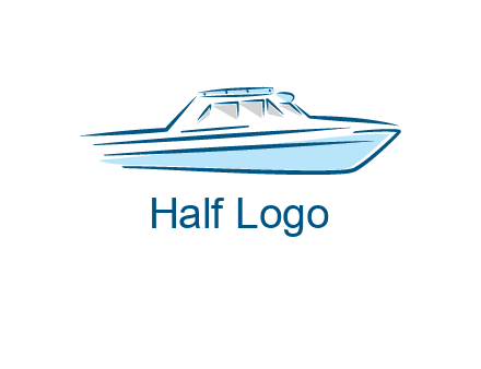 yacht icon for water sports logo