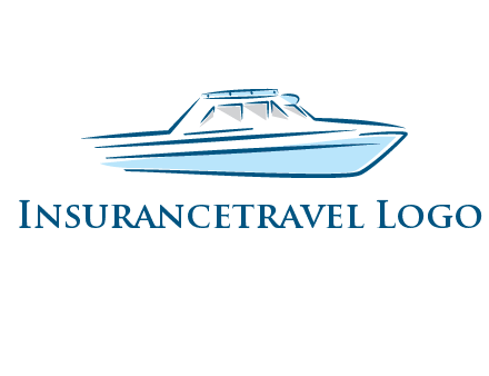 yacht icon for water sports logo