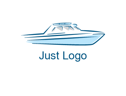 yacht icon for water sports logo