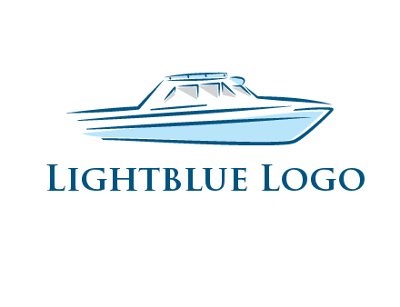 yacht icon for water sports logo