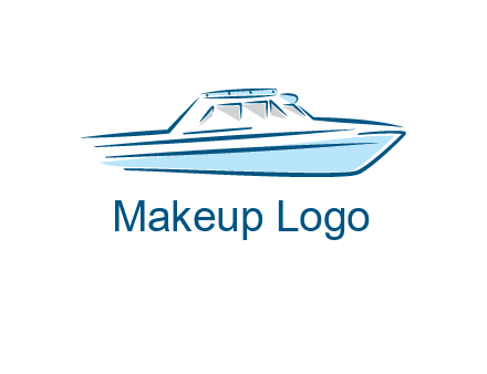 yacht icon for water sports logo
